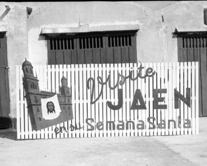 Semana Santa - Semana Santa. Foto antigua. Cartel publicitario