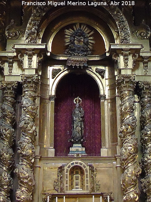 Convento de San Esteban. Capilla de la Virgen del Rosario - Convento de San Esteban. Capilla de la Virgen del Rosario. Virgen del Rosario