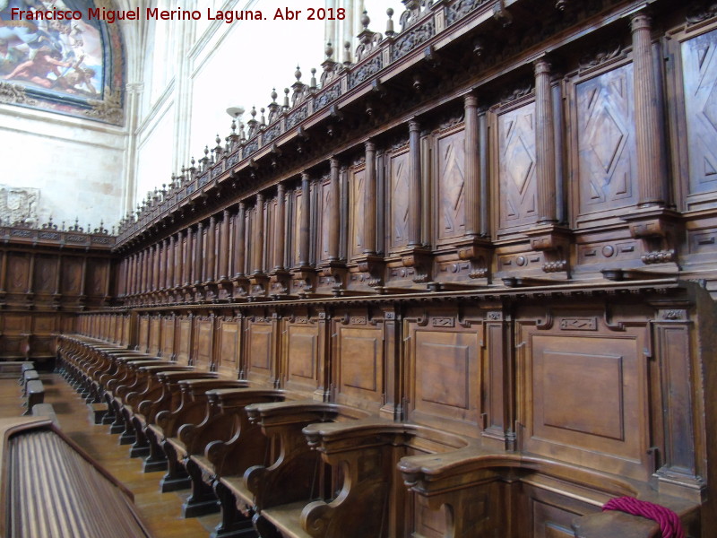 Convento de San Esteban. Coro - Convento de San Esteban. Coro. Sillera