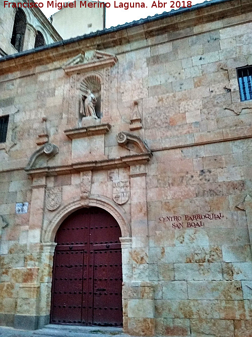 Iglesia de San Boal - Iglesia de San Boal. Portada