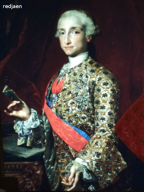 Carlos IV - Carlos IV. Cuadro de la Galera Nacional de Parma. Exposicin de la Catedral de Jan
