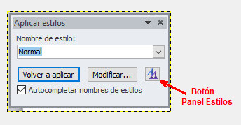 Word 2010. Estilos.