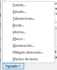 Word 2010. Estilos.