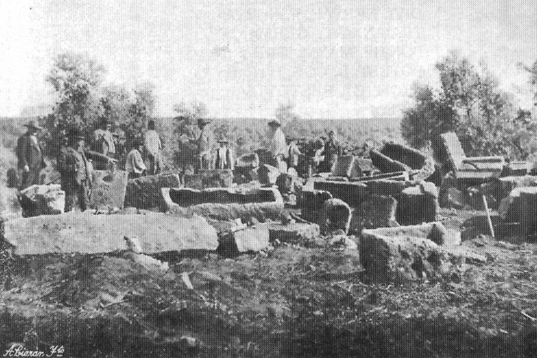 Necrpolis del Salido Alto - Necrpolis del Salido Alto. Excavacin arqueolgica de mediados del XIX