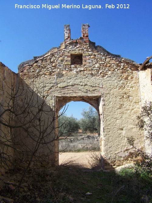 Capilla-Escuela de Los Charcones - Capilla-Escuela de Los Charcones. Puerta desde el interior