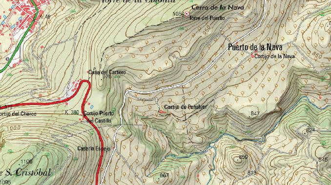 Cortijo de Pealver - Cortijo de Pealver. Mapa