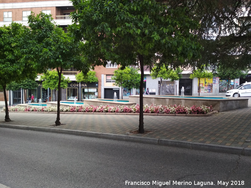 Fuente Escalonada de la Plaza Coln - Fuente Escalonada de la Plaza Coln. 