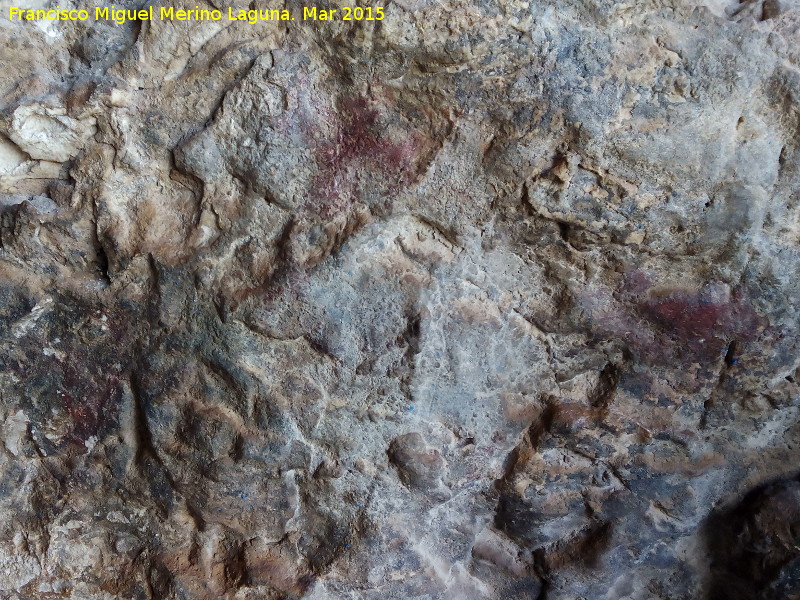 Pinturas rupestres de la Cueva de los Herreros Grupo XII - Pinturas rupestres de la Cueva de los Herreros Grupo XII. Manchas