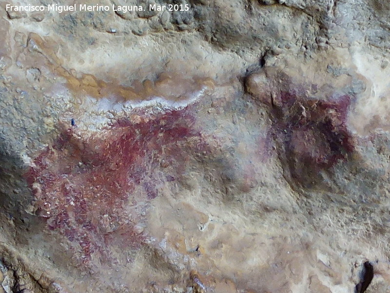 Pinturas rupestres de la Cueva de los Herreros Grupo XI - Pinturas rupestres de la Cueva de los Herreros Grupo XI. Cnidos inferiores izquierdos