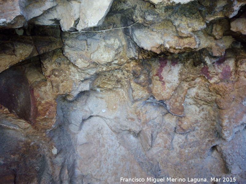 Pinturas rupestres de la Cueva de los Herreros Grupo VIII - Pinturas rupestres de la Cueva de los Herreros Grupo VIII. Panel