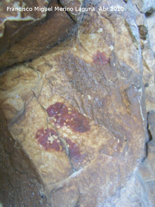 Pinturas rupestres de la Cueva de los Herreros Grupo V - Pinturas rupestres de la Cueva de los Herreros Grupo V. Digitaciones
