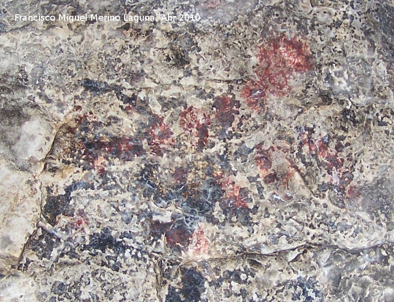 Pinturas rupestres de la Cueva de los Herreros Grupo IV - Pinturas rupestres de la Cueva de los Herreros Grupo IV. Zooformo