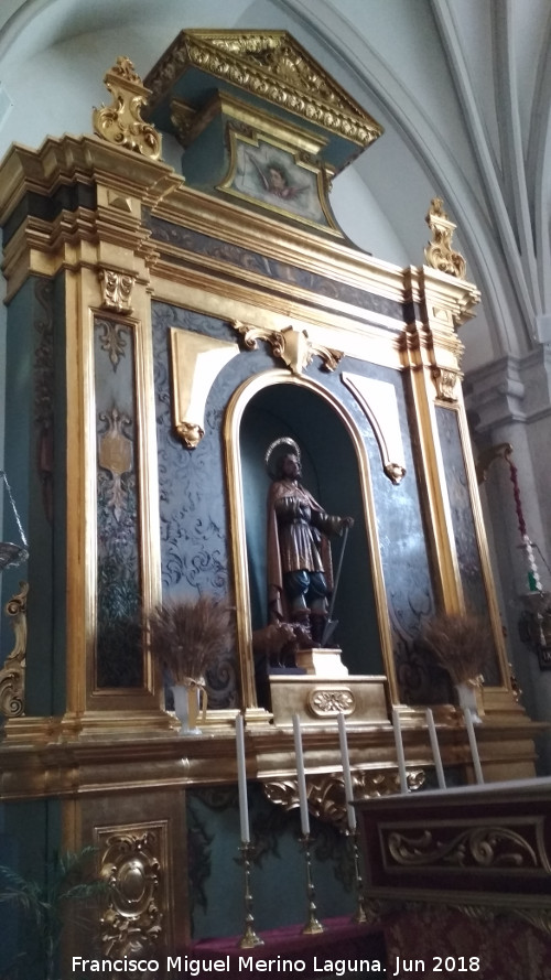 Iglesia de San Juan - Iglesia de San Juan. Altar de San Isidro Labrador