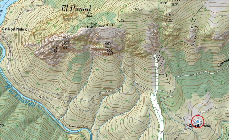 Cortijos del Puntal - Cortijos del Puntal. Mapa