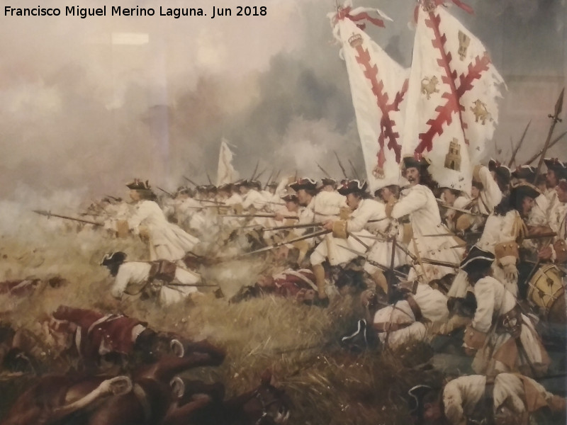 Batalla de Francavilla - Batalla de Francavilla. Regimiento de infantera Austrias. Exposicin Palacio de Villardompardo - Jan