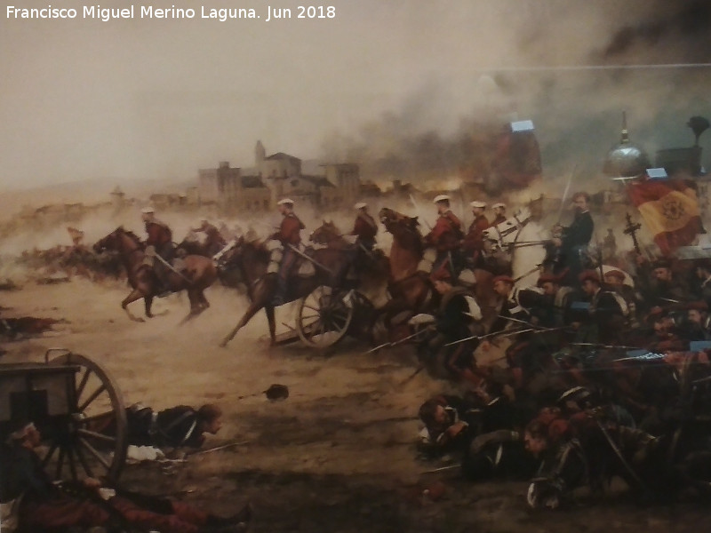 Tercera Guerra Carlista - Tercera Guerra Carlista. Batalla de la Seo de Urgel 1875. Exposicin Palacio Villardompardo - Jan