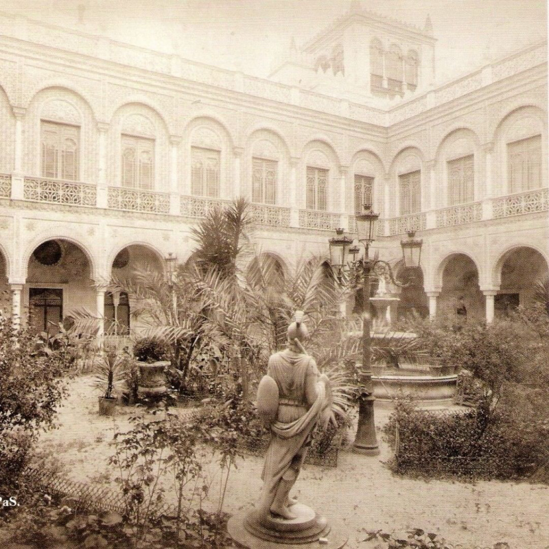 Palacio del Marqus de Palomares - Palacio del Marqus de Palomares. Patio 1882