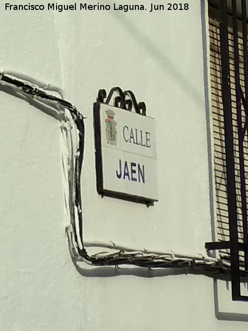 Calle Jan - Calle Jan. Placa