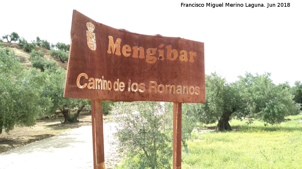 Camino de los Romanos - Camino de los Romanos. Cartel