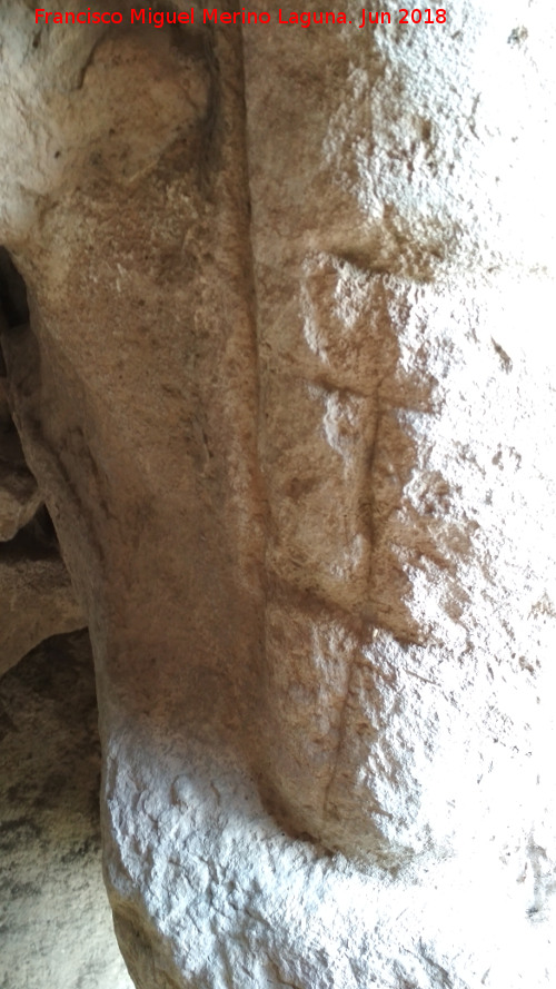 Grabado de la Cueva de la Pea de la Grieta - Grabado de la Cueva de la Pea de la Grieta. Grabado