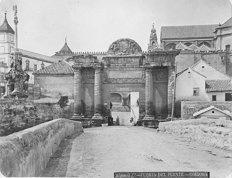 Puerta del Puente - Puerta del Puente. Foto antigua