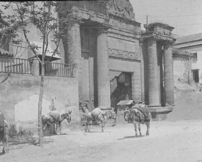 Puerta del Puente - Puerta del Puente. Foto antigua