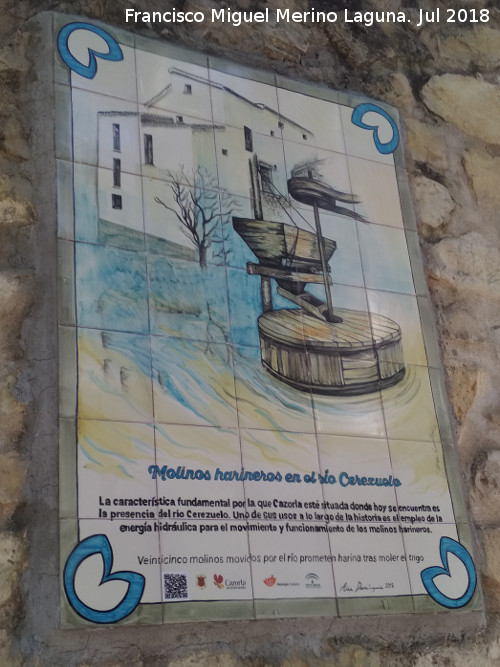 Centro Temtico Los Molinos del Ro Cerezuelo - Centro Temtico Los Molinos del Ro Cerezuelo. Placa