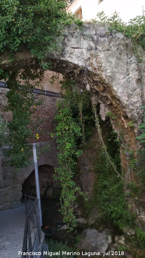 Acueducto del Molino Alto - Acueducto del Molino Alto. Con la entrada a La Bveda detrs