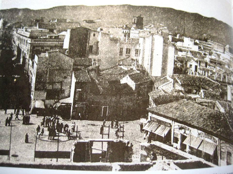 Plaza de las Tendillas - Plaza de las Tendillas. Foto antigua