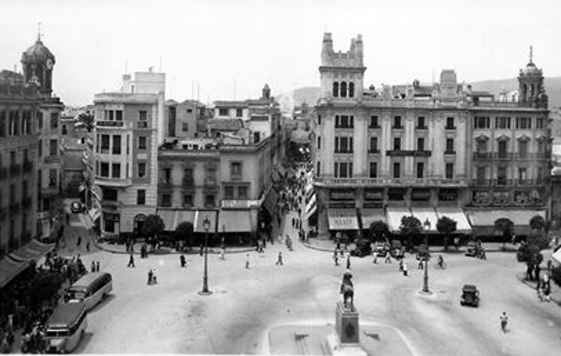 Plaza de las Tendillas - Plaza de las Tendillas. Foto antigua