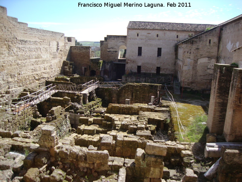 Alczar de los Reyes Catlicos - Alczar de los Reyes Catlicos. Excavacin arqueolgica