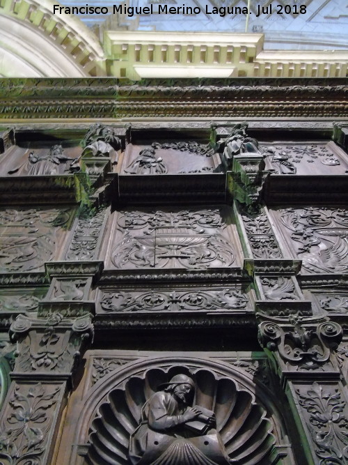 Catedral de Jan. Coro. Creacin de las plantas - Catedral de Jan. Coro. Creacin de las plantas. 