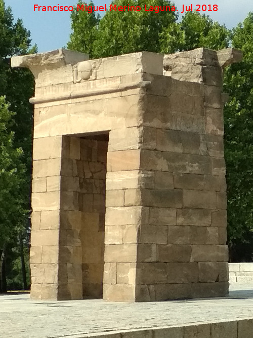 Templo de Debod - Templo de Debod. Segundo Portal