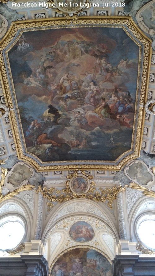 Palacio Real. Escalera Principal - Palacio Real. Escalera Principal. Fresco