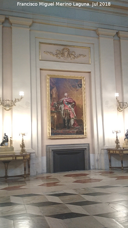 Palacio Real. Saln de Alabarderos - Palacio Real. Saln de Alabarderos. Cuadro