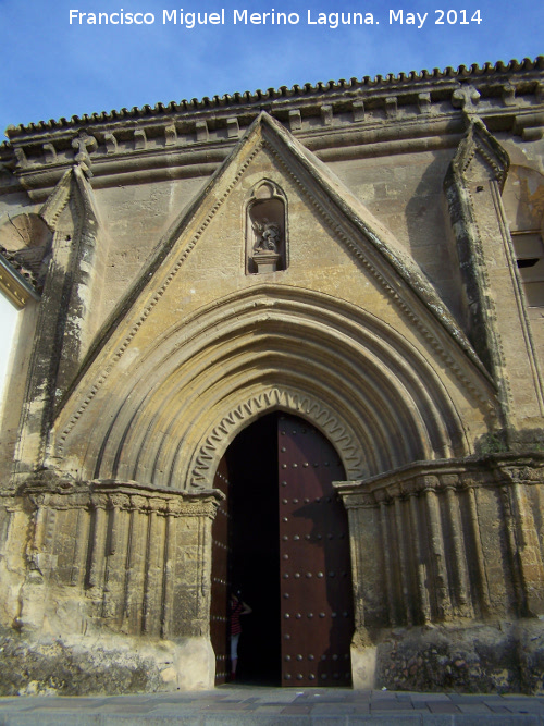 Iglesia de Santa Marina de las Aguas Santas - Iglesia de Santa Marina de las Aguas Santas. Portada lateral