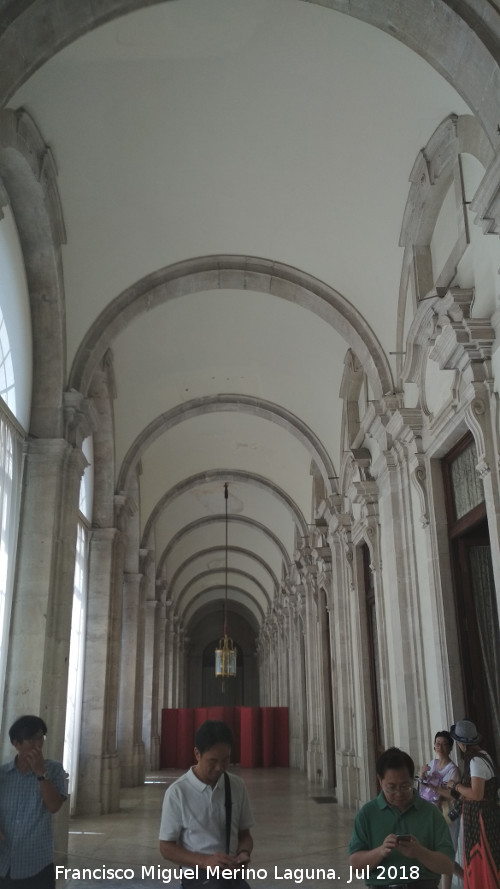 Palacio Real. Patio Central - Palacio Real. Patio Central. Galera alta