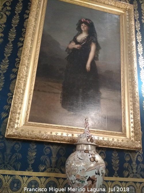 Palacio Real. Antecmara de Carlos III - Palacio Real. Antecmara de Carlos III. Reina Mara Luisa de Parma de Goya