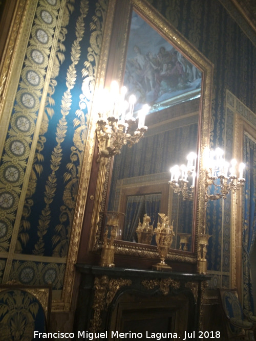 Palacio Real. Antecmara de Carlos III - Palacio Real. Antecmara de Carlos III. Espejo