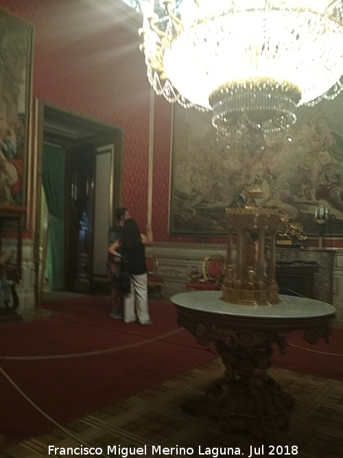 Palacio Real. Antecmara de Mara Cristina - Palacio Real. Antecmara de Mara Cristina. 