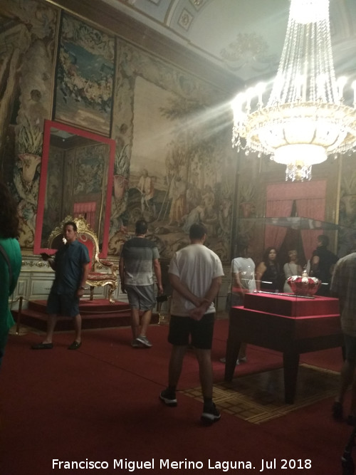 Palacio Real. Sala de la Corona - Palacio Real. Sala de la Corona. 