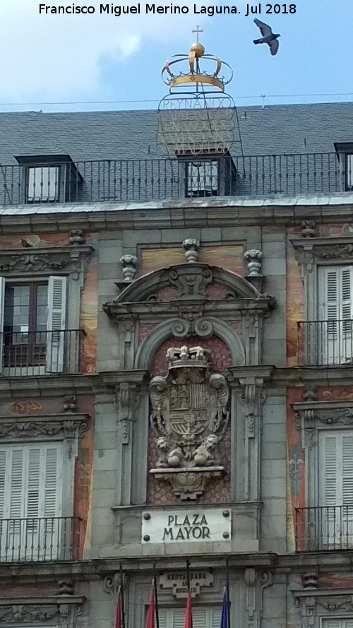 Plaza Mayor - Plaza Mayor. Placa