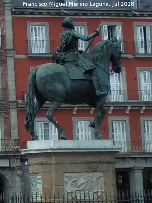 Estatua de Felipe III - Estatua de Felipe III. 