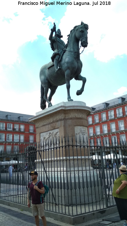 Estatua de Felipe III - Estatua de Felipe III. 