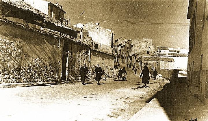 Calle Milln de Priego - Calle Milln de Priego. Foto antigua