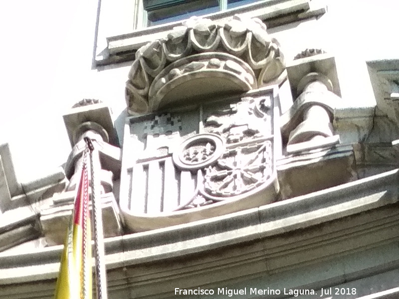 Palacio del Marqus de Portugalete - Palacio del Marqus de Portugalete. Escudo