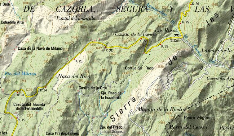 Cortijo del Raso - Cortijo del Raso. Mapa