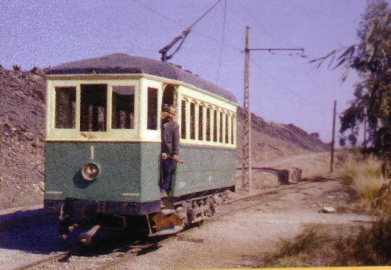 Tranva de Linares - Tranva de Linares. Foto antigua