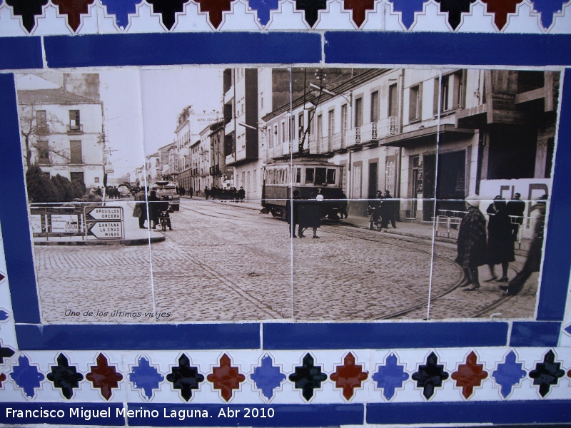 Tranva de Linares - Tranva de Linares. Foto antigua