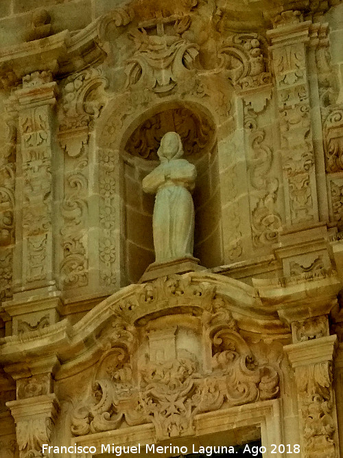 Monasterio de la Santa Faz - Monasterio de la Santa Faz. Hornacina y escudo